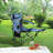 Outdoor Camping Chairs Folding/Portable/Adjustable Reclining Chair(Three-Level Adjustment), Side Pockets & Cup Holder,Carry Bag,Dark Blue