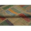 Tapis rayé en laine tissé à la main 6 x 9