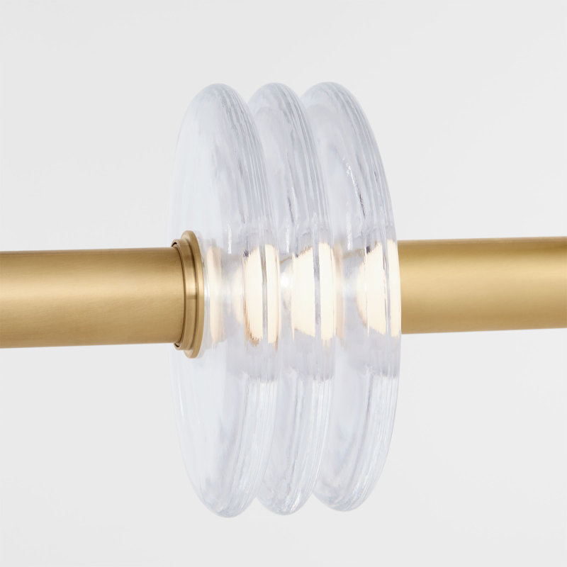 Kelly Wearstler Laurel 6-light extra large linear chandelier
