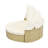Asa Patio Round Sofa Set with Rattan Daybed & Retractable Canopy-1618894682-1618894684