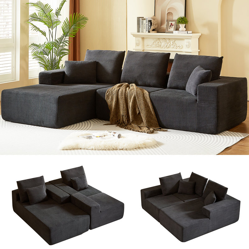 Modular Sectional Sofa With Chaise