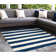 Jonathon Striped Indoor / Outdoor Rug