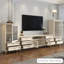 Meuble télé moderne en bois manufacturé beige-823410059