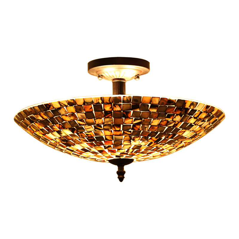 Alexsis Shell Semi Flush Mount