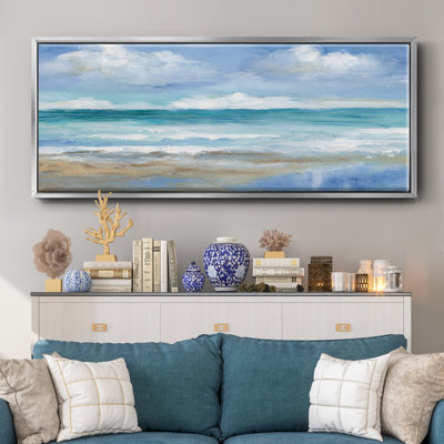 Washy Coast II- Framed Canvas