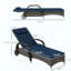 Fauteuils roulants d'extérieur, 2 chaises longues inclinables avec coussin-1616587625-1616587627-1616587628