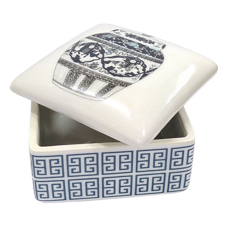 Porcelain China Apothecary Jar