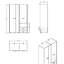 Annete Manufactured Wood Wardrobe