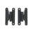 3" Rough Offset Cabinet H Hinge, Pair
