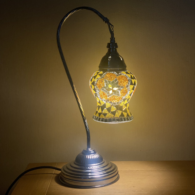 Juarez Metal Lighting Lamp, Brown/Amber