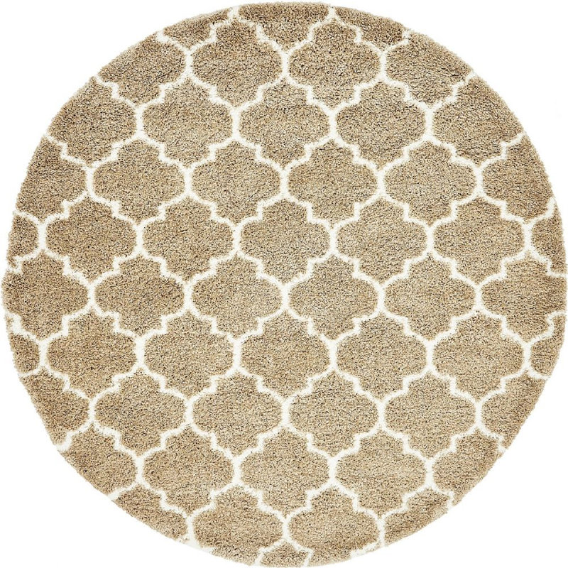 Walsenburg Oriental Indoor Rug, Round 8'