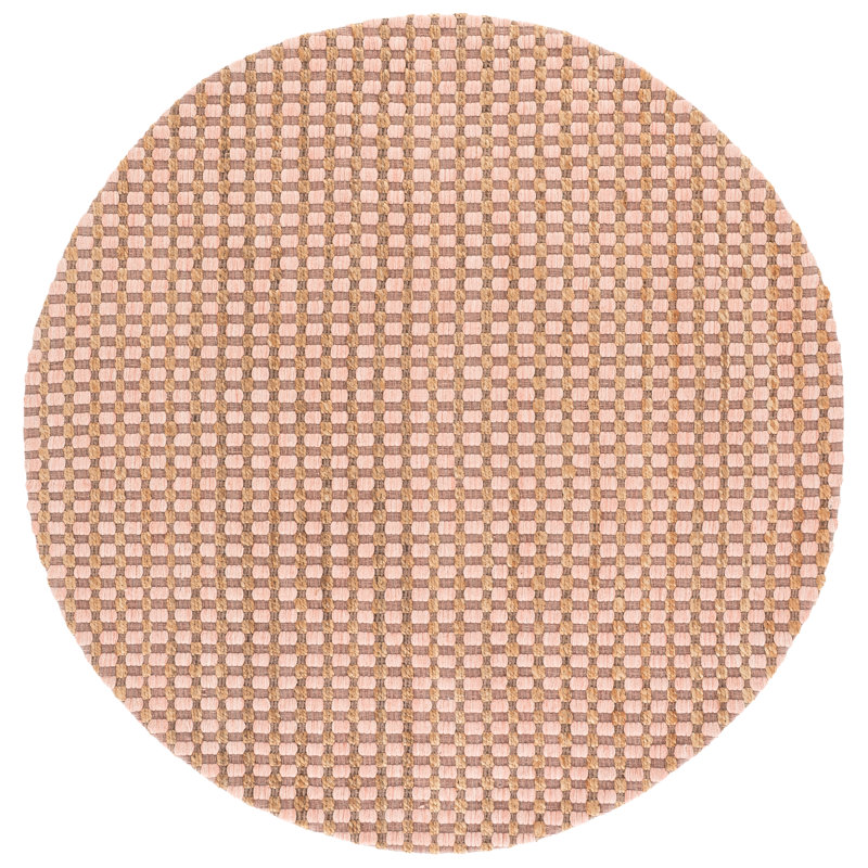 Martha Stewart 9529 Hand Tufted 40% Jute; 40% Wool; 20% Cotton Geometric Rug, Round 6'