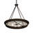 8 - Light Black/Beige Bowl Pendant