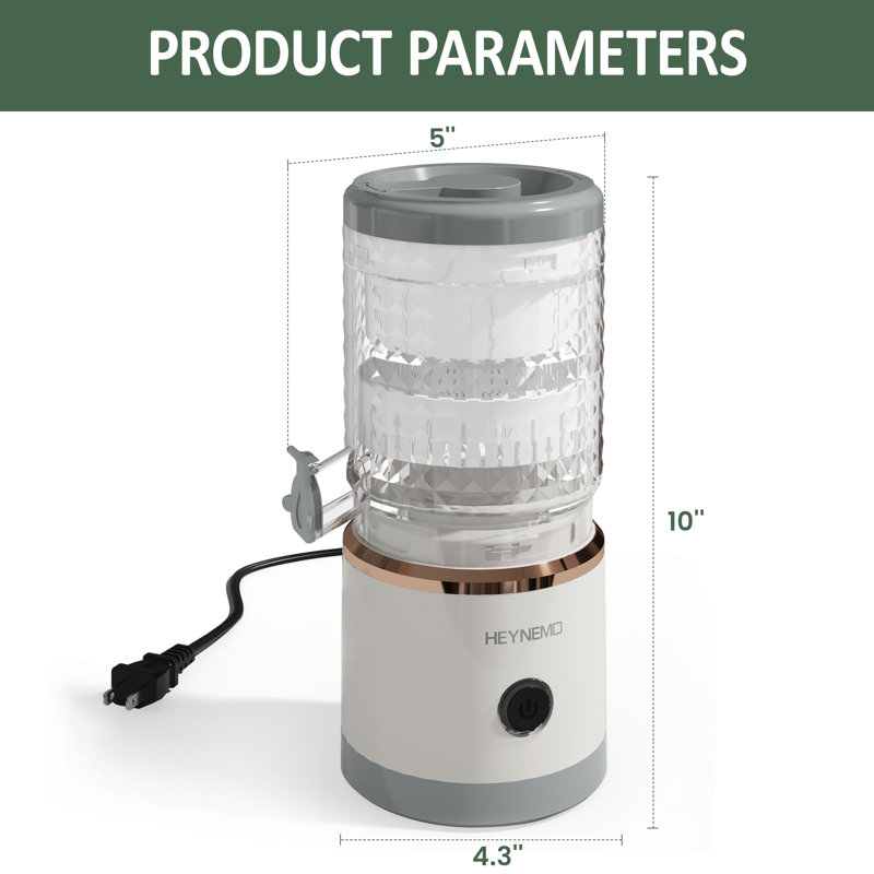 Electric Citrus Juicer, 90W Automatic Juice Squeezer With High-Speed 15,000 RPM