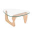Table basse en verre transparent avec base Novelty-318690567