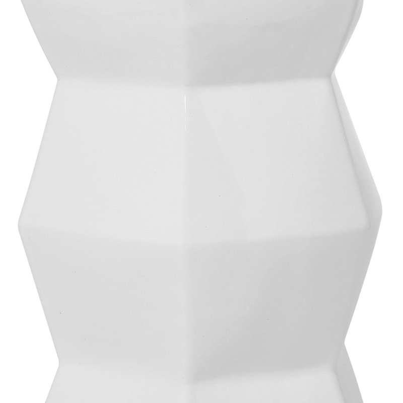 Tabouret élégant en céramique polyvalente - Utilisation intérieure et extérieure
