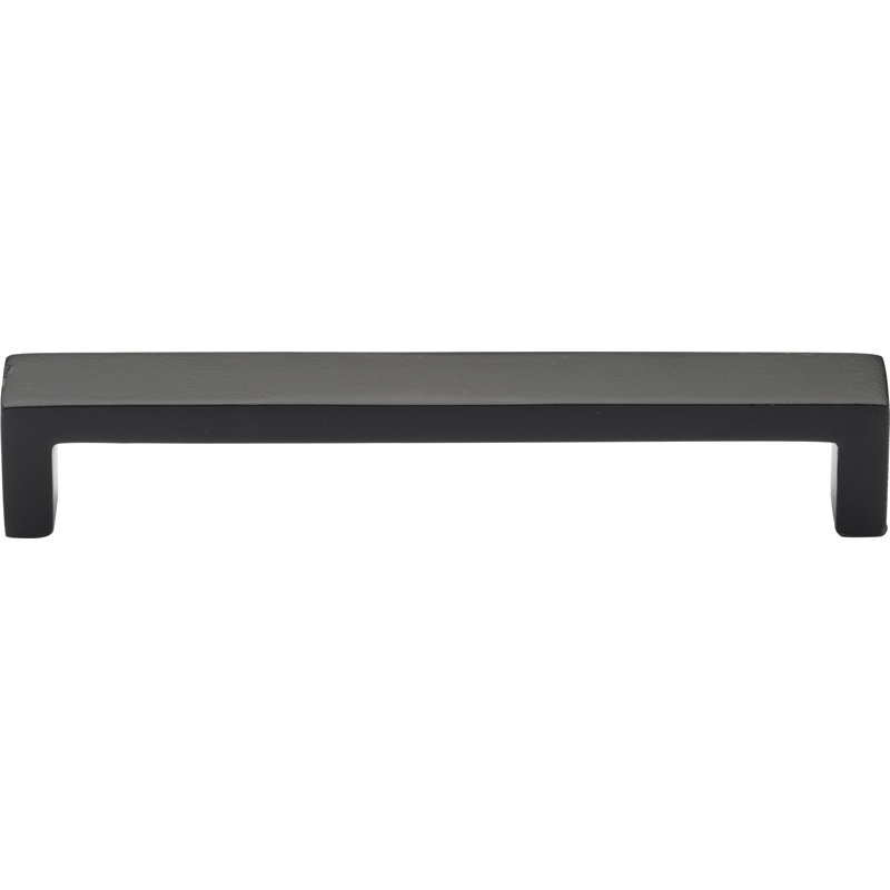 Wide Urban Cabinet Pull, Matte Black, 3 3/4"