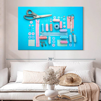 Outils de couture pastel Senne
