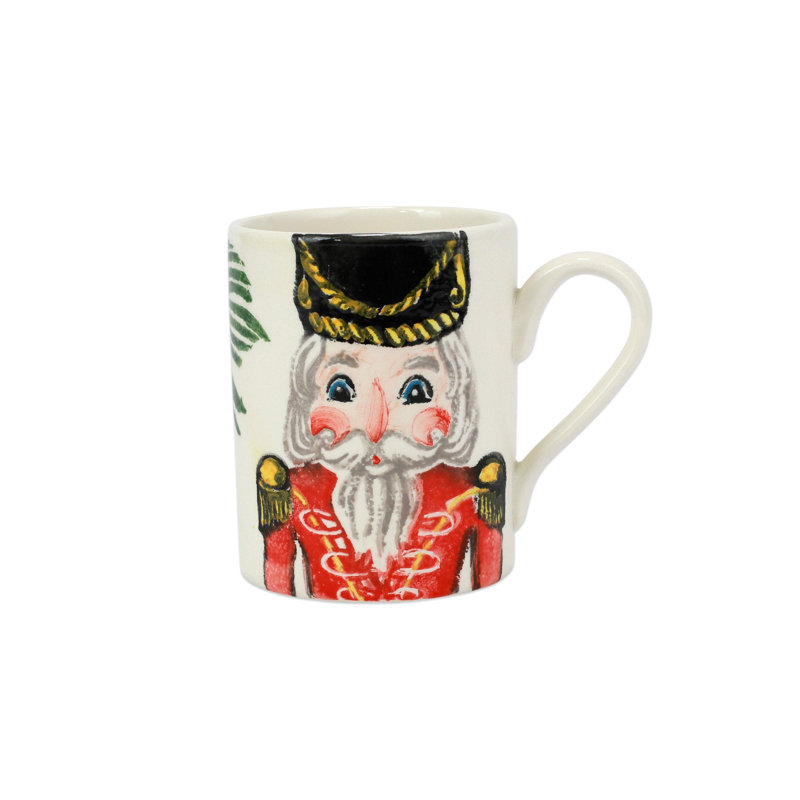 Nutcrackers Handmade Terra Bianca Dinnerware Set, Red/Green/White