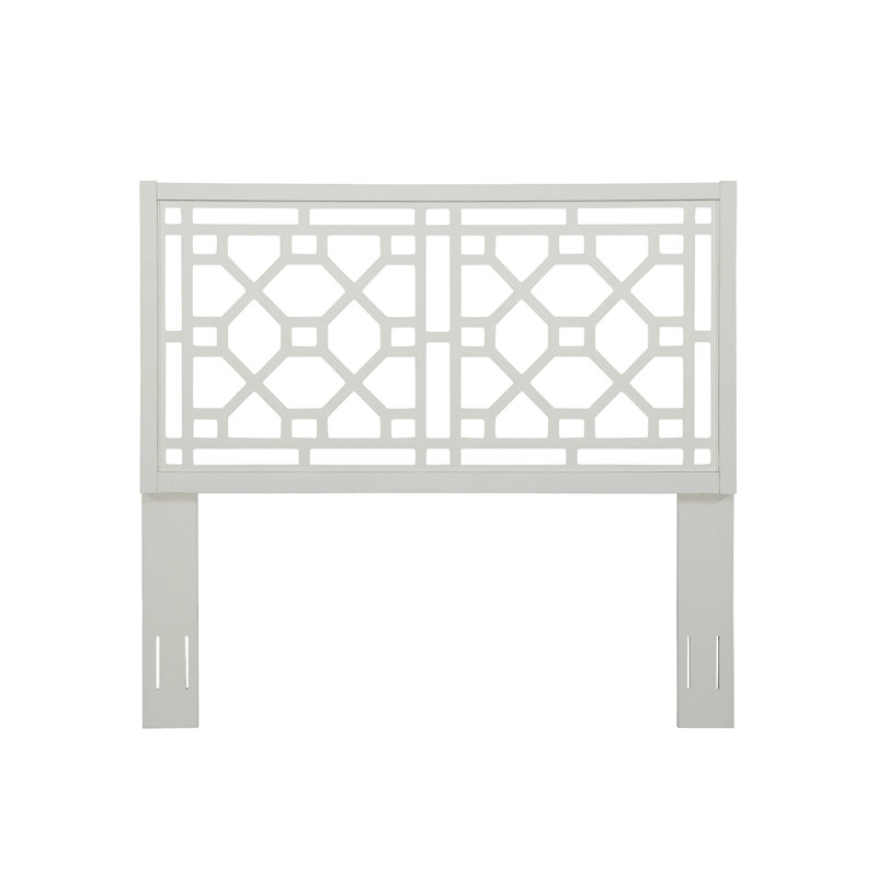 Tabor Chippendale White Headboard - Queen, Queen