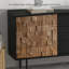 Buffet rétro en bois massif multi-rangements