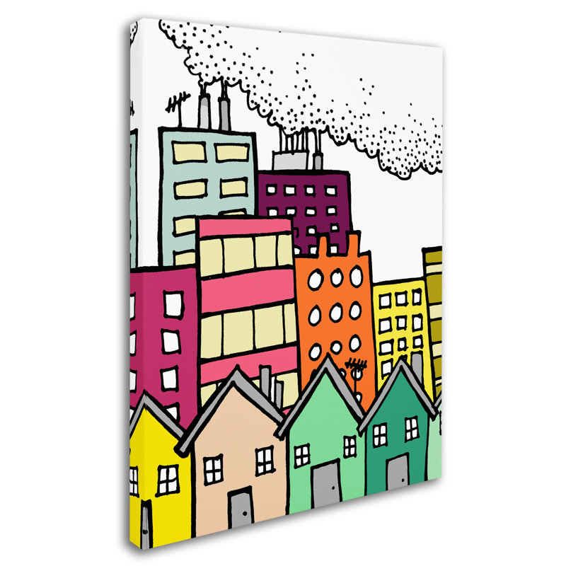 Breagh «Dirty City», reproduction sur toile tendue, H 47 po x l 35 po