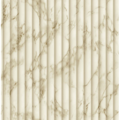 Imitation Group Fluted Marble Wallpaper