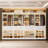 112" FT Closet Organizer System with Drawers and Shelves-849358052-846109942