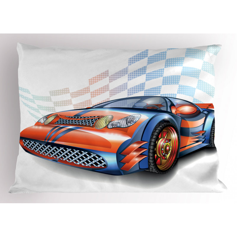 Cars Polyester Sham Set, King