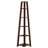 Hewitt Zyn 71 Inch Corner Shelf, 5 Tier Etagere Open V Ladder Bookcase, Dark Taupe-760349403-767692138