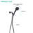 5 Mode Handheld Shower Head - Round Shape, High , Quick Installation, Oil-Rubbed Bronze, With Hose Spray Head, Easy To Install, Included-127676910
