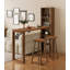 Table de bar moderne en bois massif avec armoire de rangement-1567936073