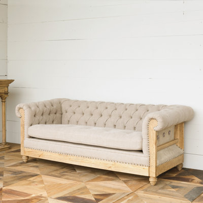 82.5'' Rolled Arm Chesterfield Sofa -  Park Hill, EFS81664