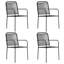 Edita 4 - Person Patio Dining Set with Rectangular Table