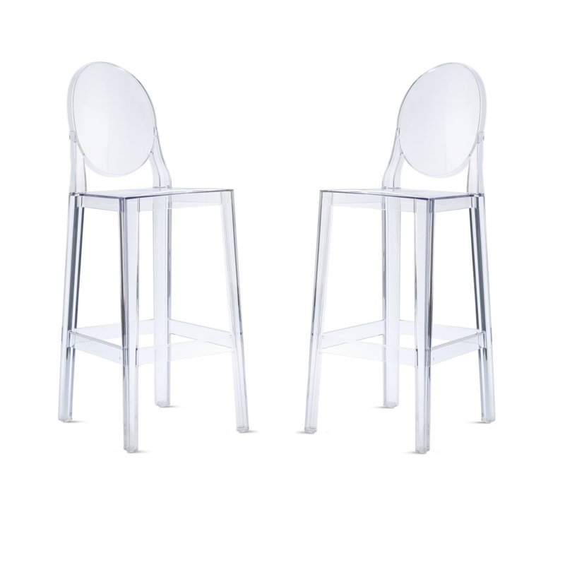 Tabouret avec dossier 26 po (ensemble de 2)