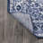 Kernan Cottage Medallion Dark blue/Ivory Rug-1514521265