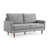 100 % polyester gris est en rupture de stock