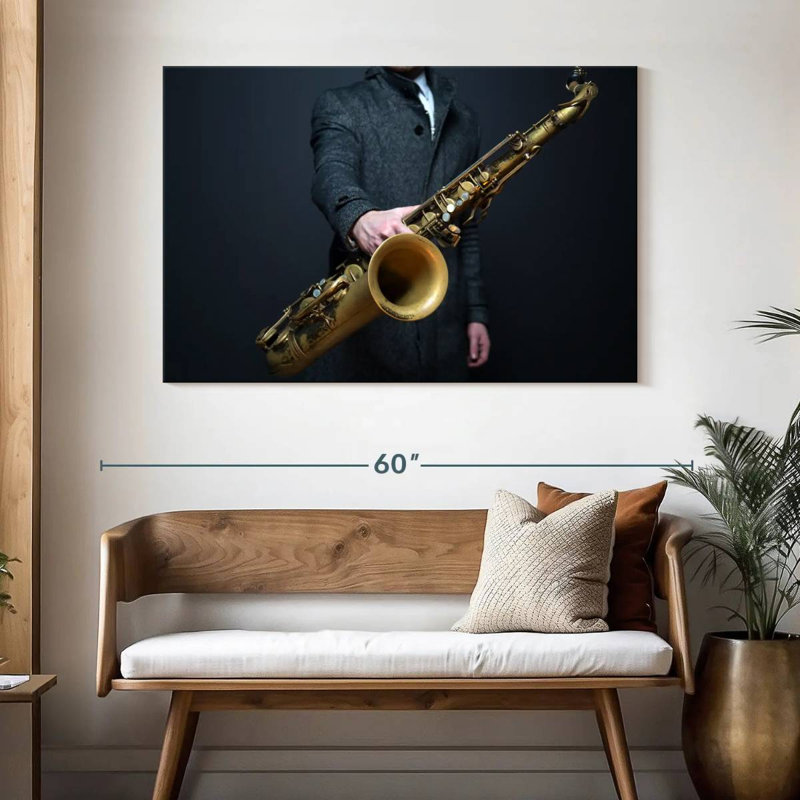 Abarca Your Turn Saxophone, 32" H x 48" W