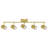 5 Light Track Lighting Fixtures Ceiling, LED Track Lighting Kit, No Bulb-107443522