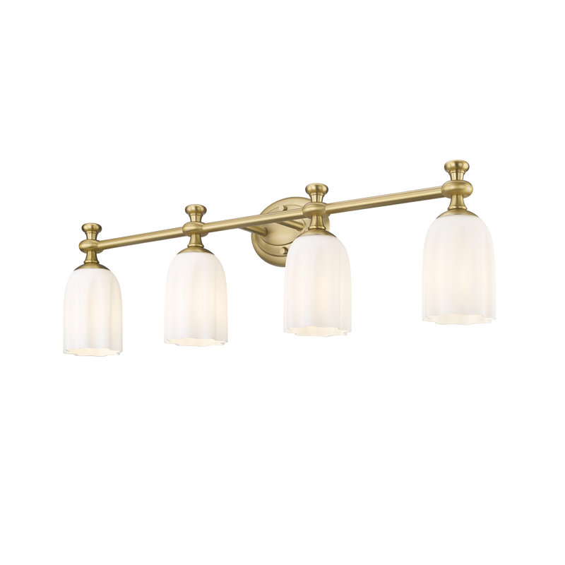 Ensemble de meuble-lavabo 4 lumières Amrutha, Or