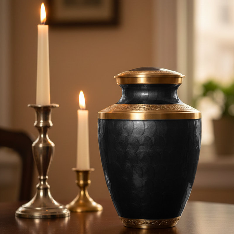 Memorial Urns, Black