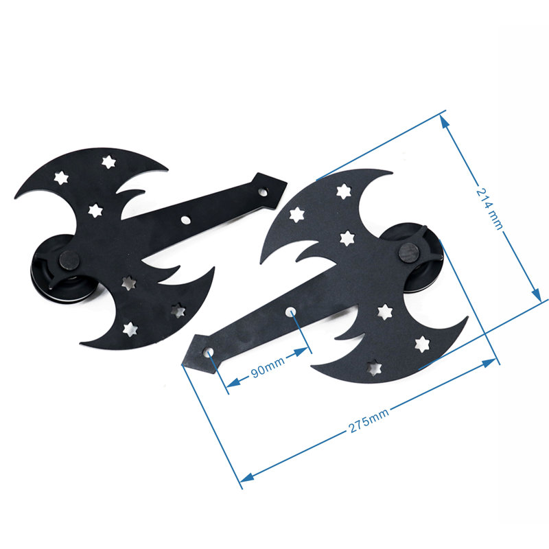 Ensemble de quincaillerie pour porte de grange standard coulissante Bat, 120 po