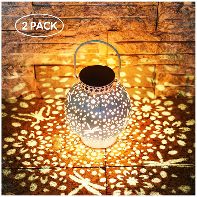 6.7'' Solar Powered Integrated LED Outdoor Lantern