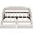 Extendable Upholstered Daybed With Two Storage Drawers And LED Light,Daybed-479115566