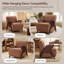 Fauteuil d'appoint moderne rembourré de 68,5 cm de large, structure en bois massif-860294346-860294347