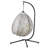 Sturdy Hammock Chair with Stand,Durable Hanging Egg Chair with Rattan Weaving ,Comfortable Indoor Outdoor Swing chairs with Soft Removable Cushion,Suitable for Balcony, Bedroom, or Garden-579146238