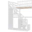Lit mezzanine avec deux commodes, bureau et bande lumineuse-956878532-956878535