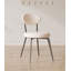 Chaise moderne et simple en velours rembourré-1186499390