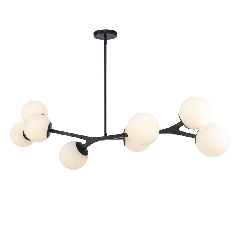 Amarula 8-Light Chandelier, Noir