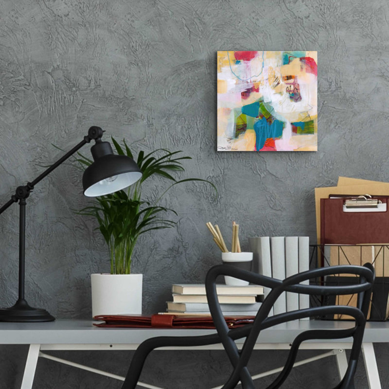 Art mural en verre «Oide 1» par Pamela K. Beer, H 12 po x l 12 po x P 0,13 po